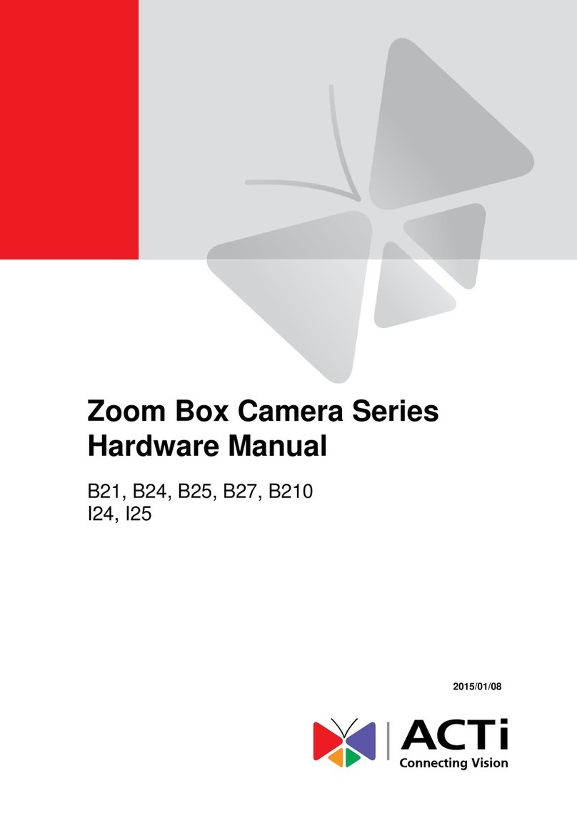 ACTi B21 Manuel utilisateur