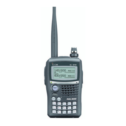 Icom IC-E91 Manuel utilisateur