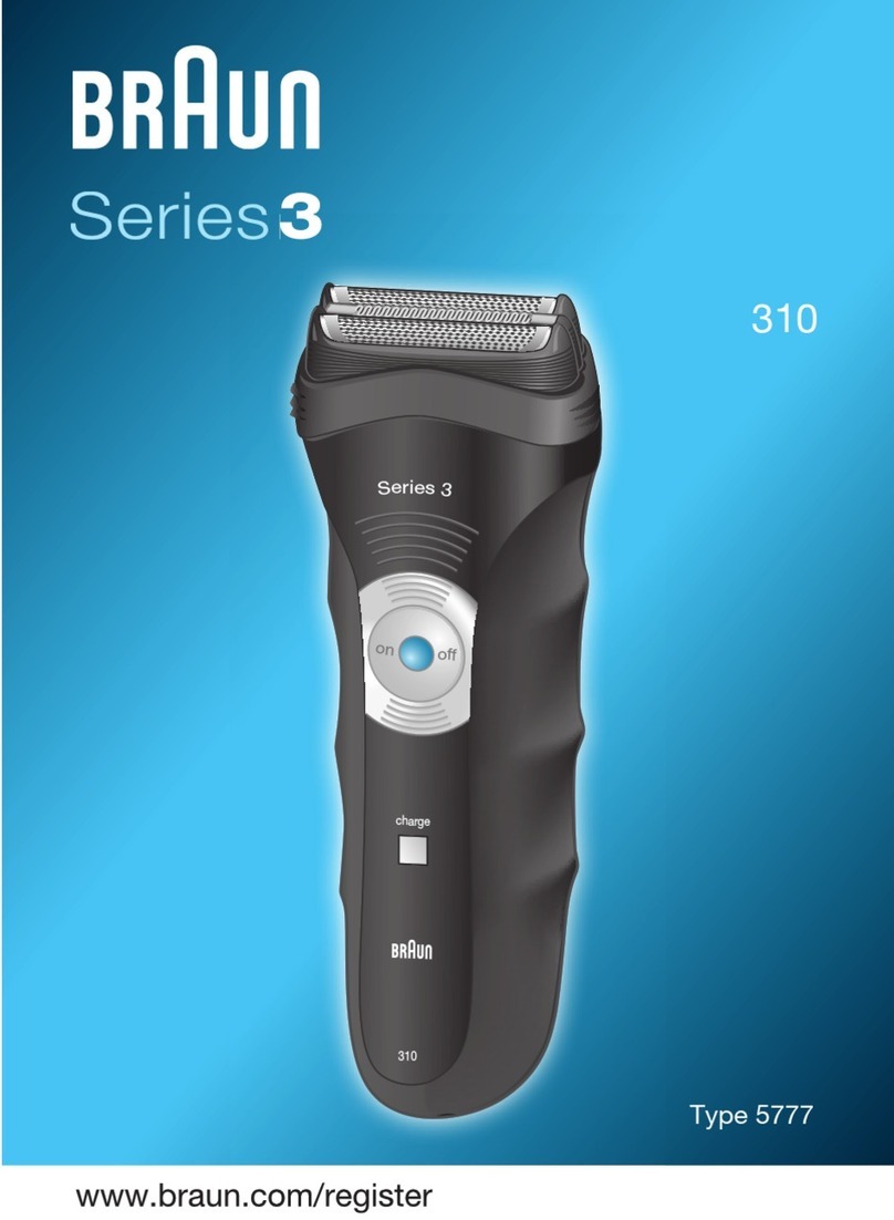 Braun 310 wet&dry Manuel utilisateur