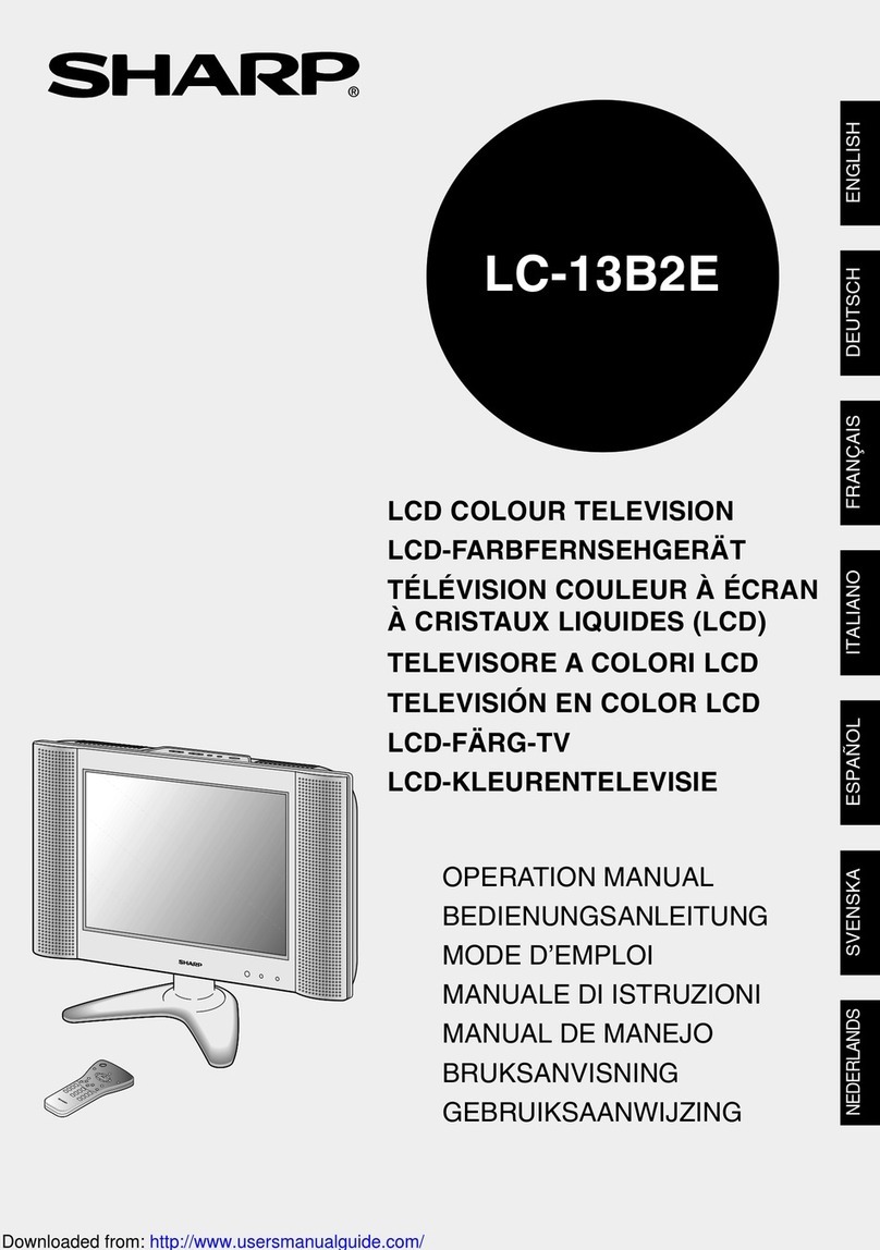 Sharp LC13-B2E Manuel utilisateur
