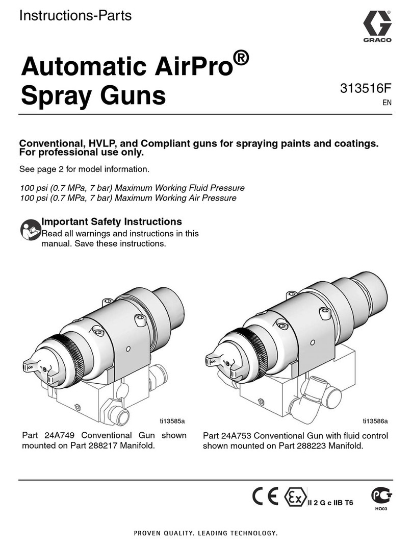 Graco Automatic AirPro 313516F Manuel de la liste des pièces