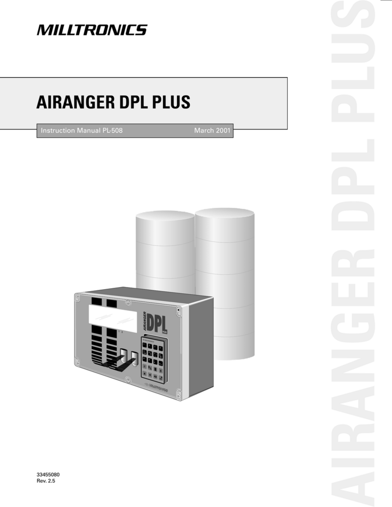Milltronics AIRANGER DPL PLUS Manuel utilisateur