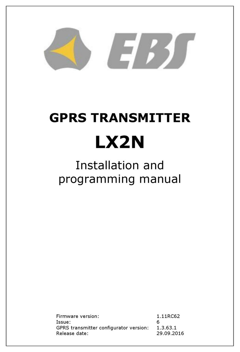 EBS LX2N Instructions de montage