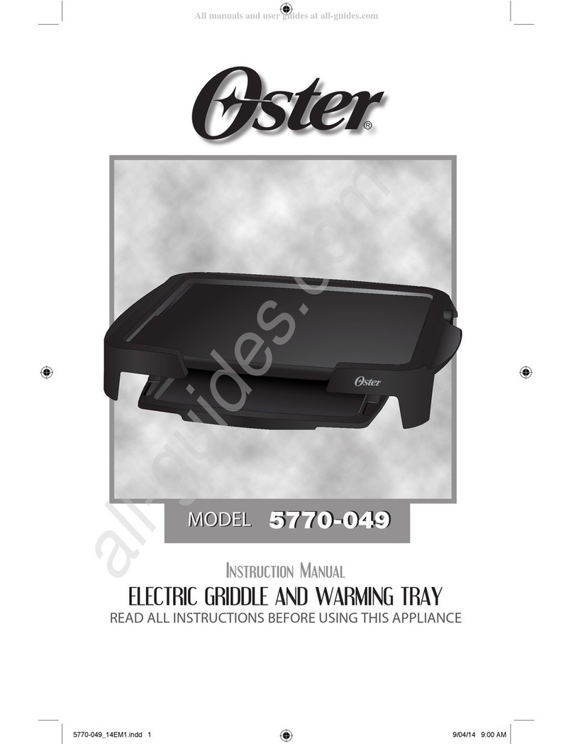 Oster 5770-049 Manuel utilisateur