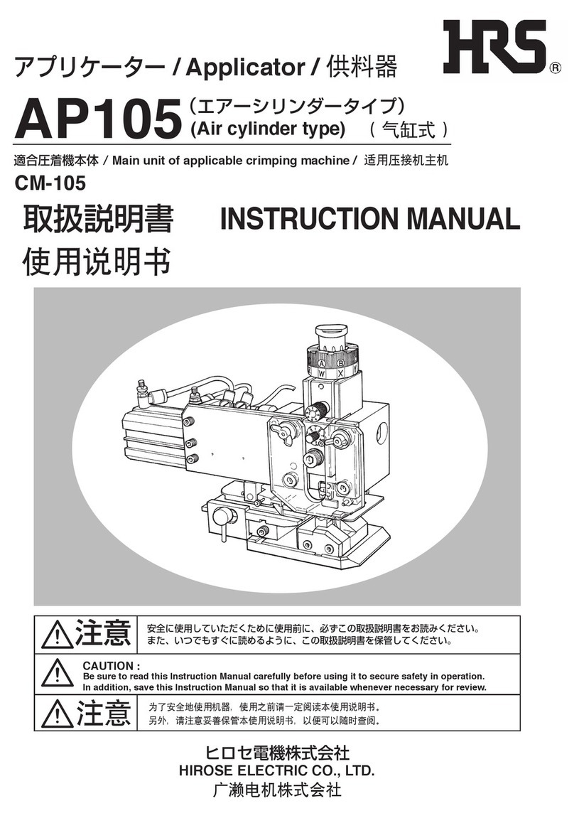 HRS CM-105 Manuel utilisateur