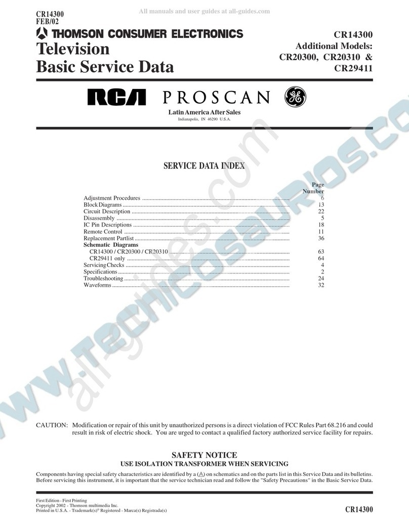 THOMSON CR14300 Guide d'installation