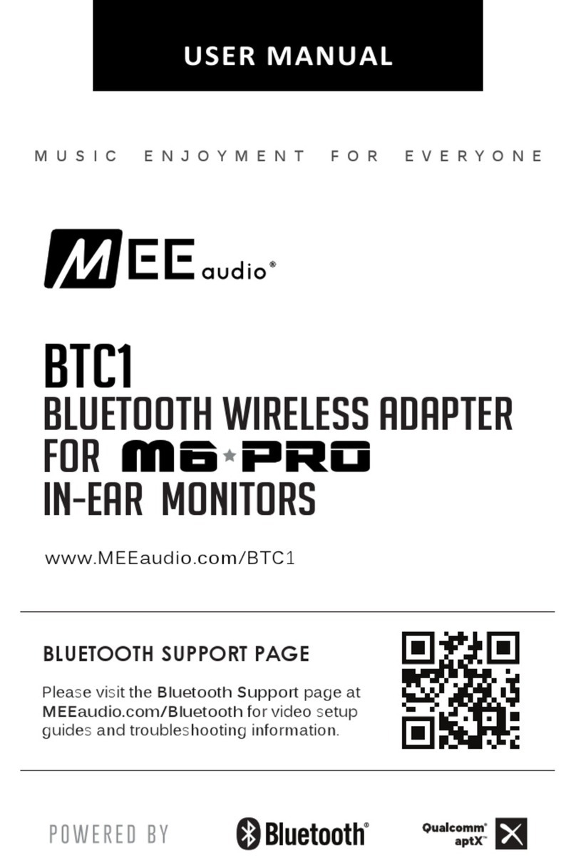 MEE AUDIO BTC1 Manuel utilisateur