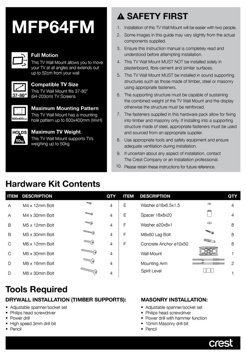 Crest Audio MFP64FM Manuel utilisateur