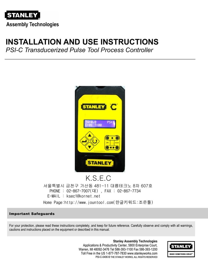 Stanley PSI-C Manuel du produit