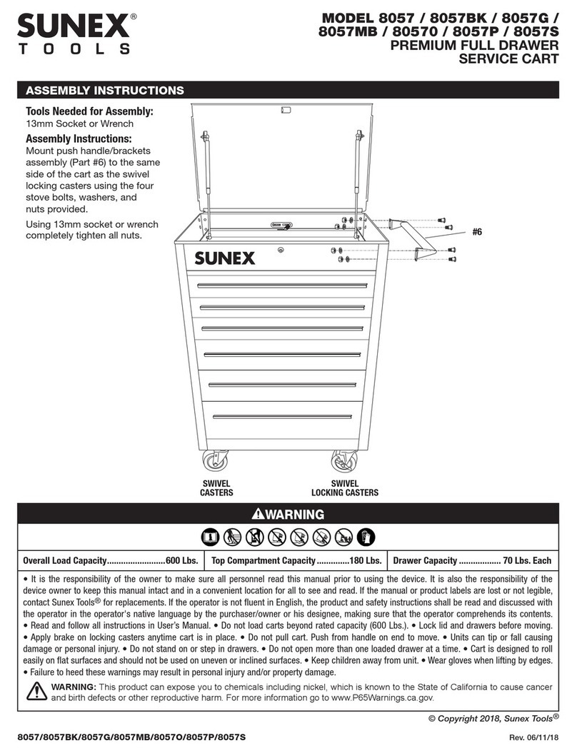 Sunex Tools 8057 Manuel utilisateur
