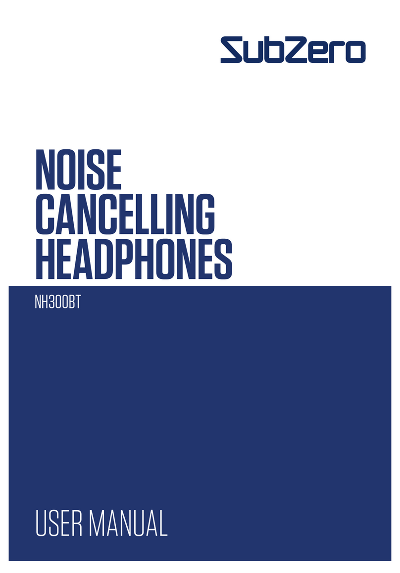 Subzero NH300BT Manuel utilisateur