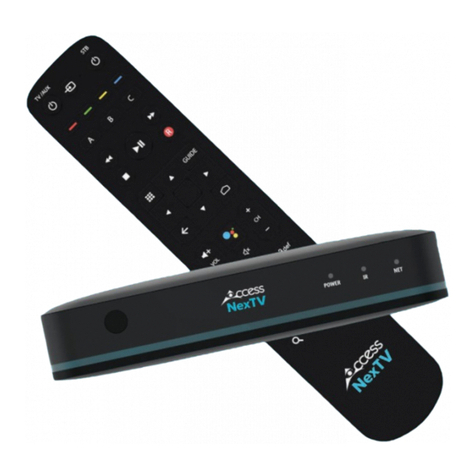 Access NexTV Manuel utilisateur Access NexTV Manuel utilisateur