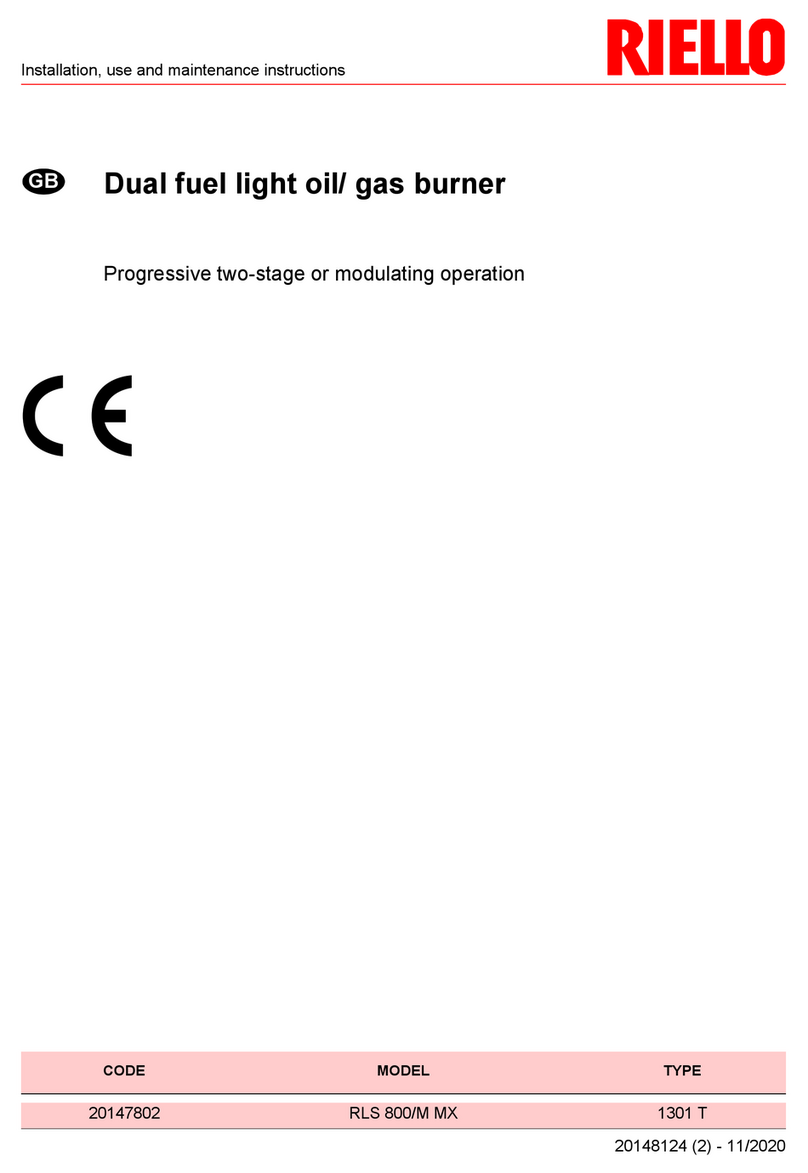 Riello RLS 800/M MX Guide de démarrage rapide