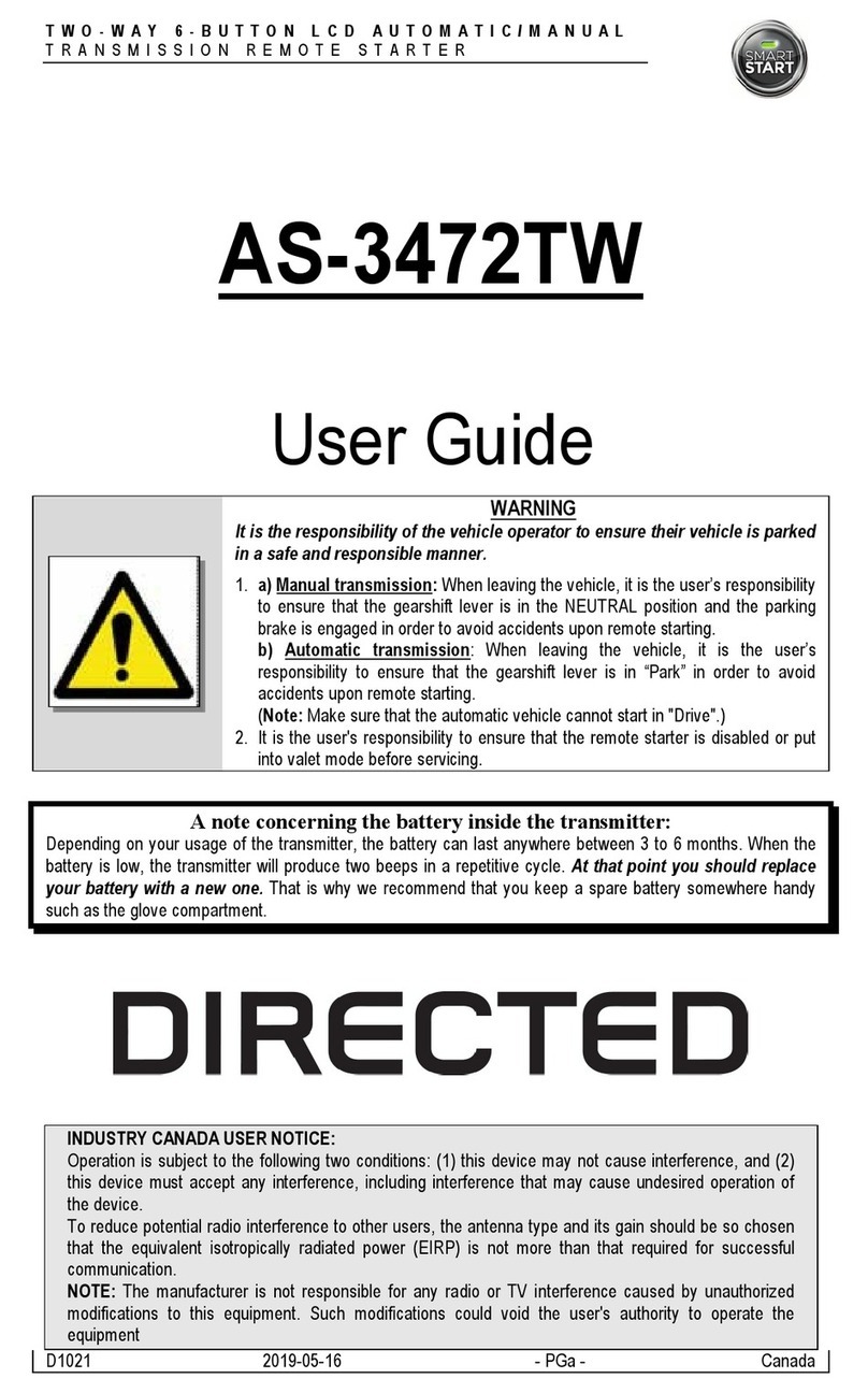 Directed AS-3472TW Manuel utilisateur