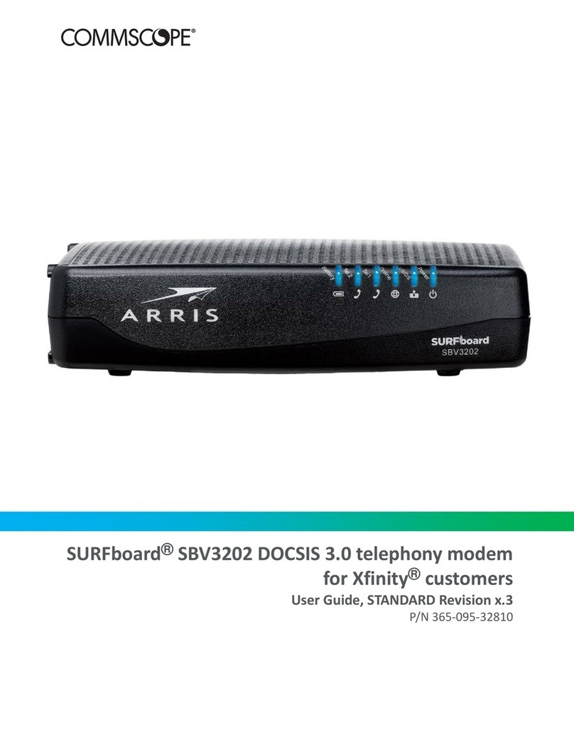 CommScope SURFboard SBV3202 Manuel utilisateur