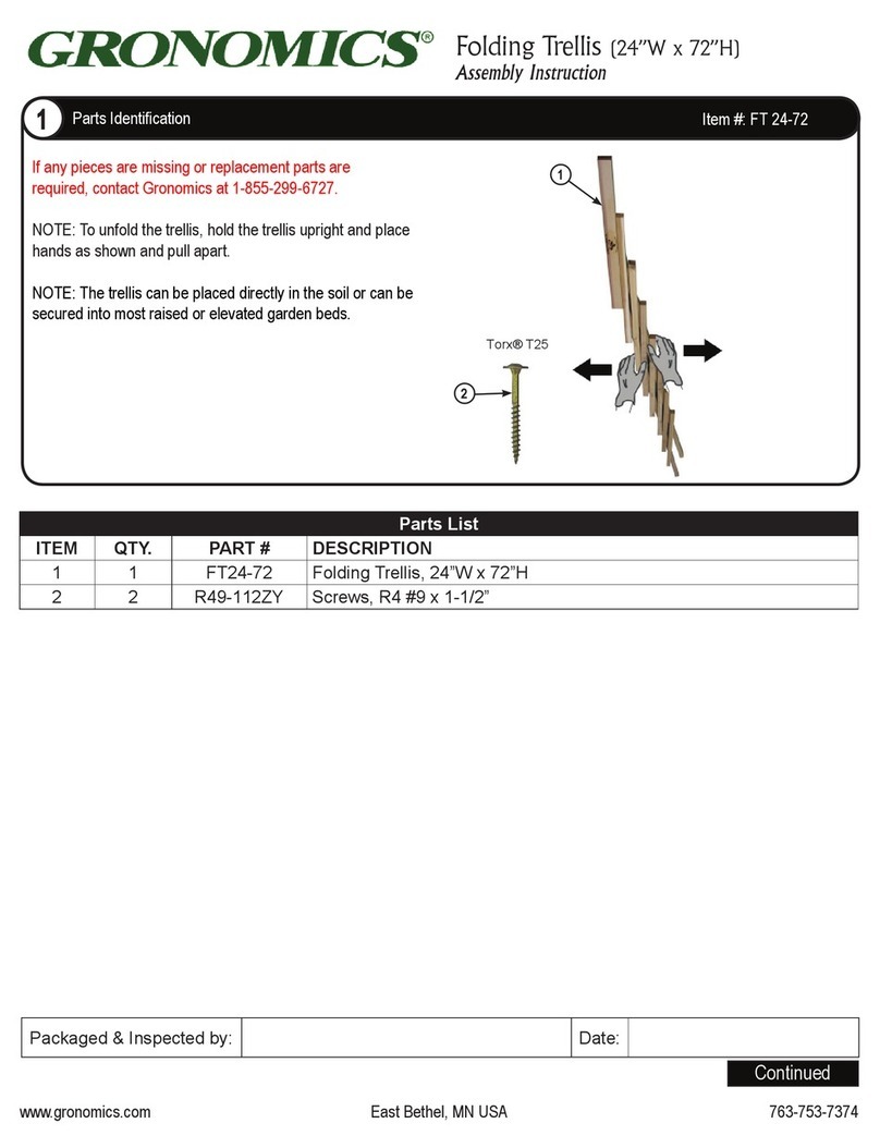 Gronomics FT 24-72 Manuel utilisateur Gronomics FT 24-72 Manuel utilisateur