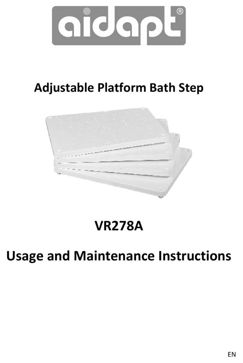 aidapt VR278A Manuel de programmation aidapt VR278A Manuel de programmation