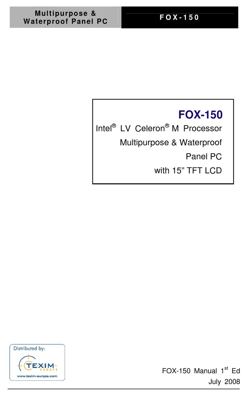 Aaeon FOX-150 Manuel utilisateur