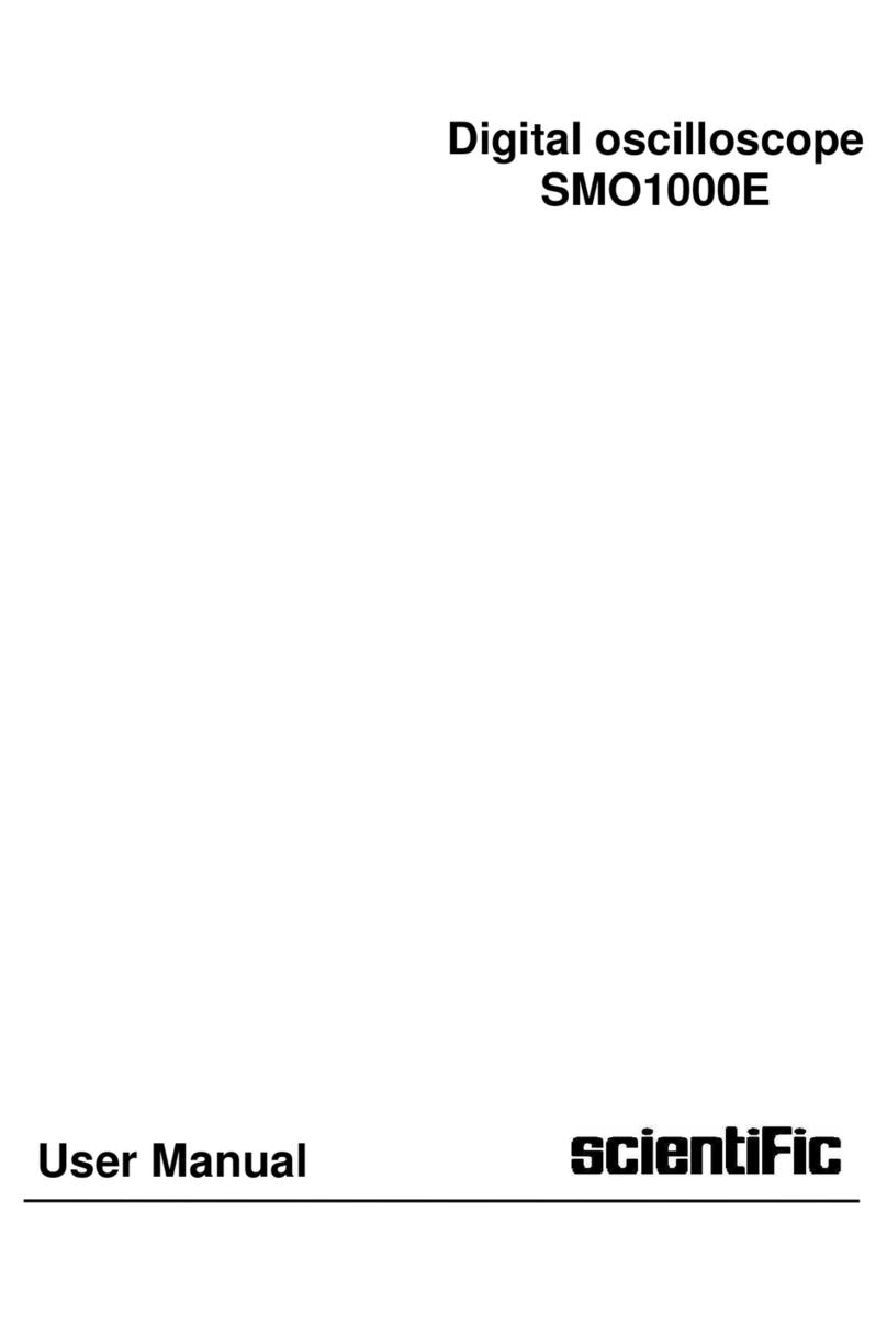 Scientific SMO1000E Manuel utilisateur