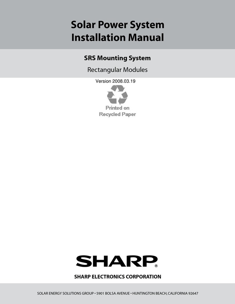 Sharp SRS Mounting System Manuel utilisateur