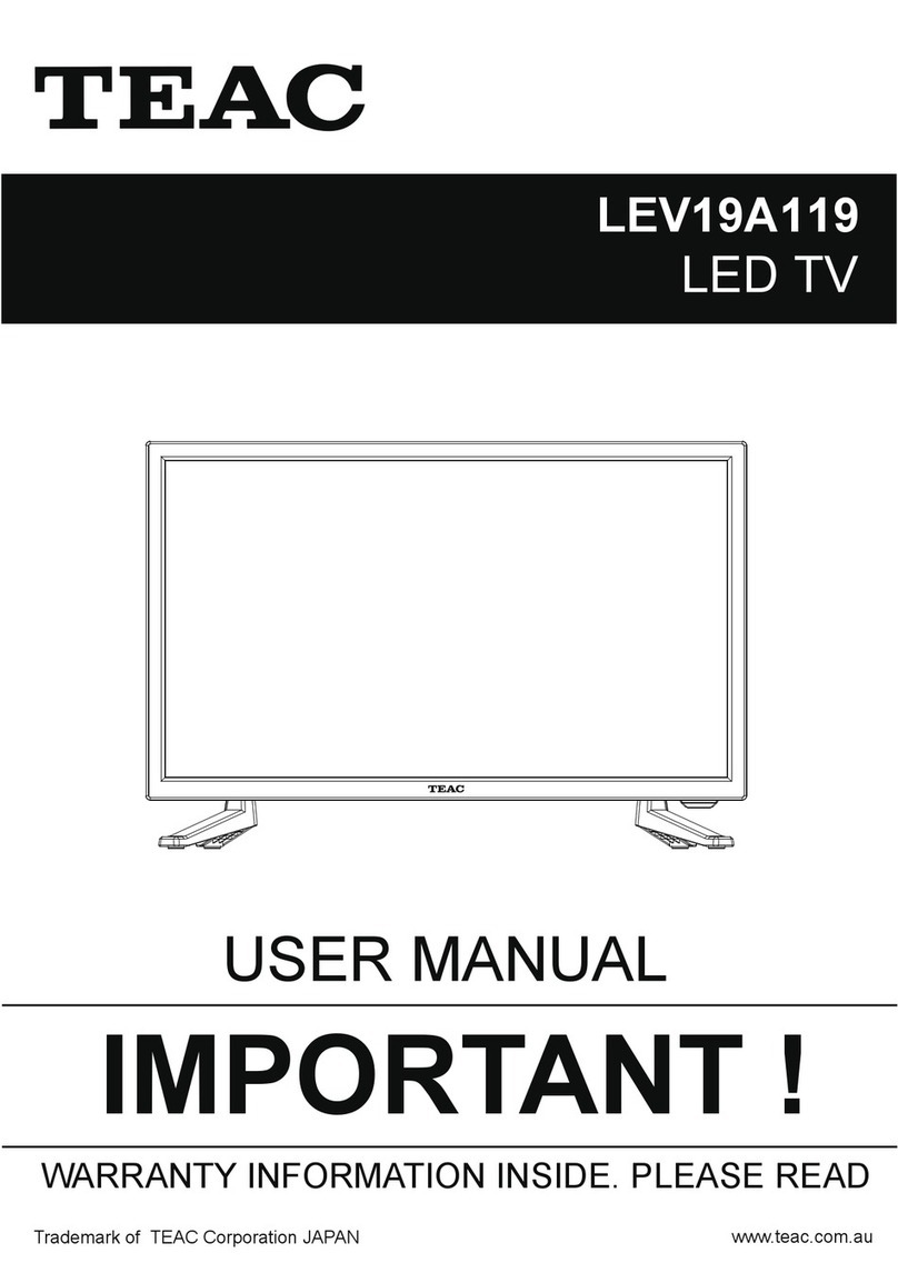 Teac LEV19A119 Manuel utilisateur
