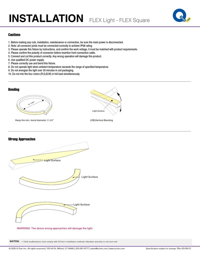 qtran FLEX Square Manuel utilisateur