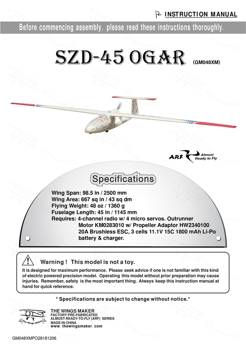 The Wings Maker SZD-45 OGAR Manuel utilisateur