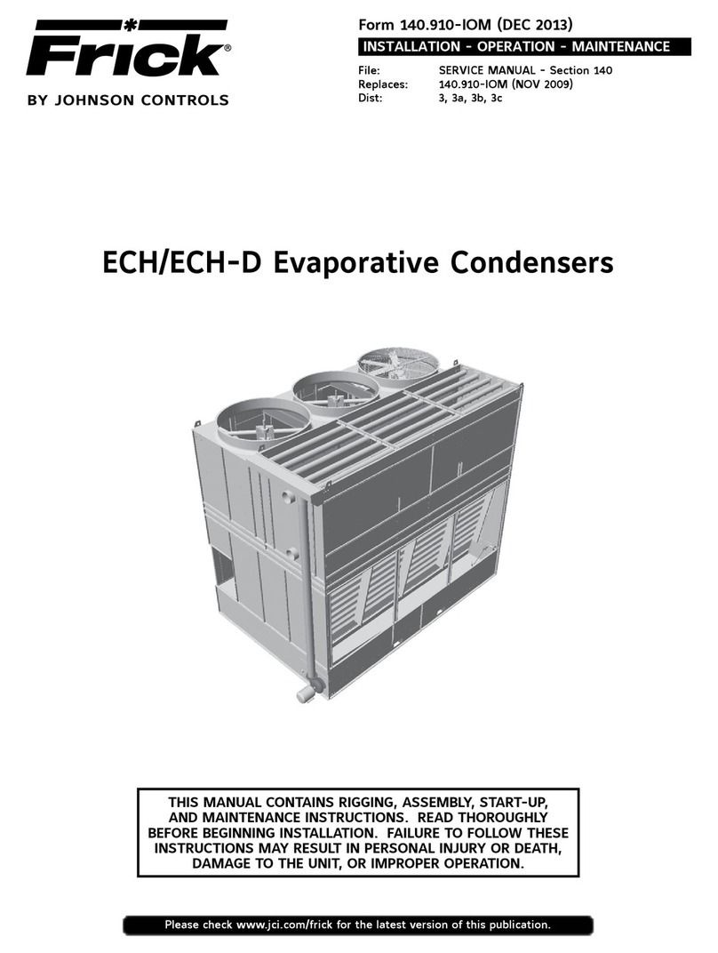 Johnson Controls Frick ECH Manuel du propriétaire