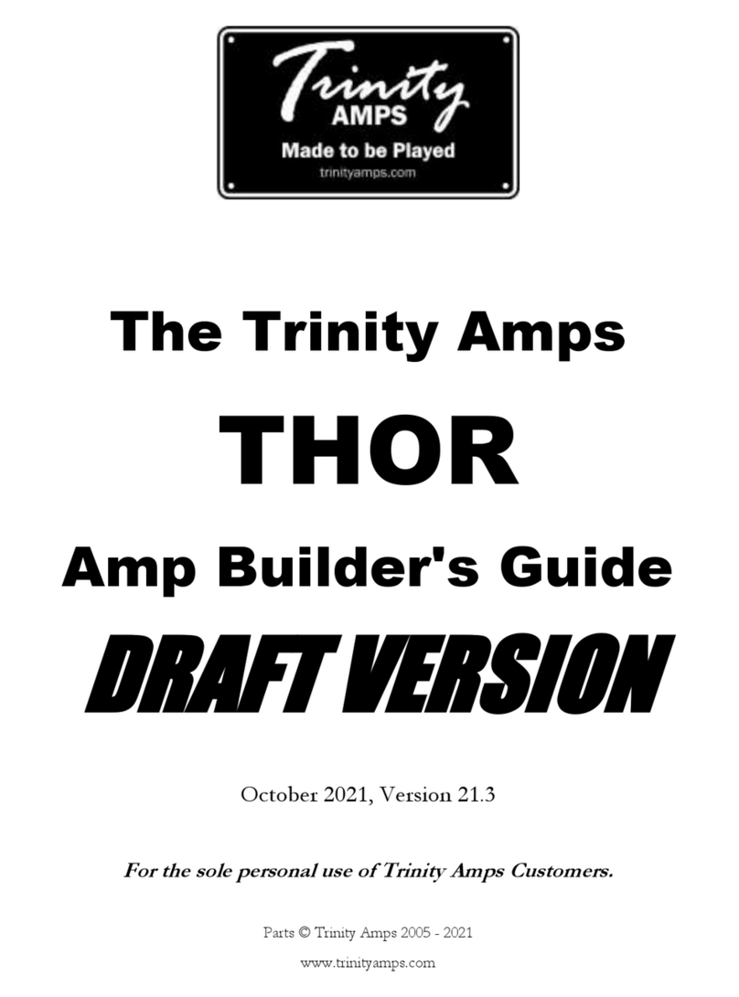 Trinity Amps THOR Manuel utilisateur