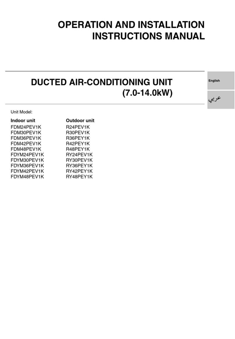 Daikin FDM24PEV1K Manuel utilisateur
