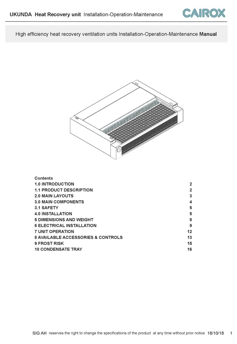 Cairox UKUNDA Manuel du propriétaire