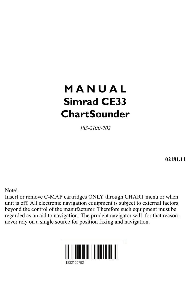Simrad CE33 ChartSounder Manuel utilisateur