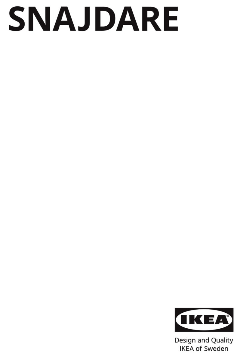 IKEA SNAJDARE Manuel utilisateur IKEA SNAJDARE Manuel utilisateur