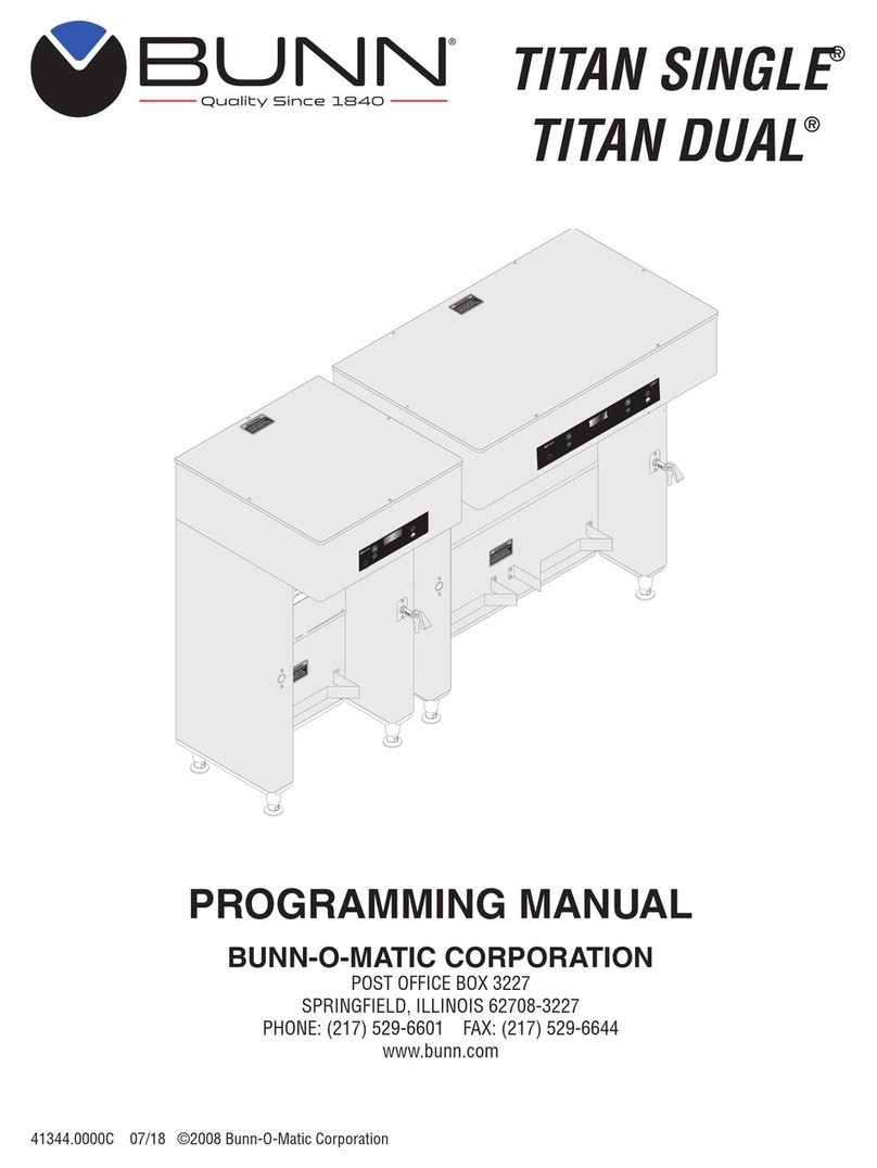 Bunn TITAN SINGLE Manuel du propriétaire