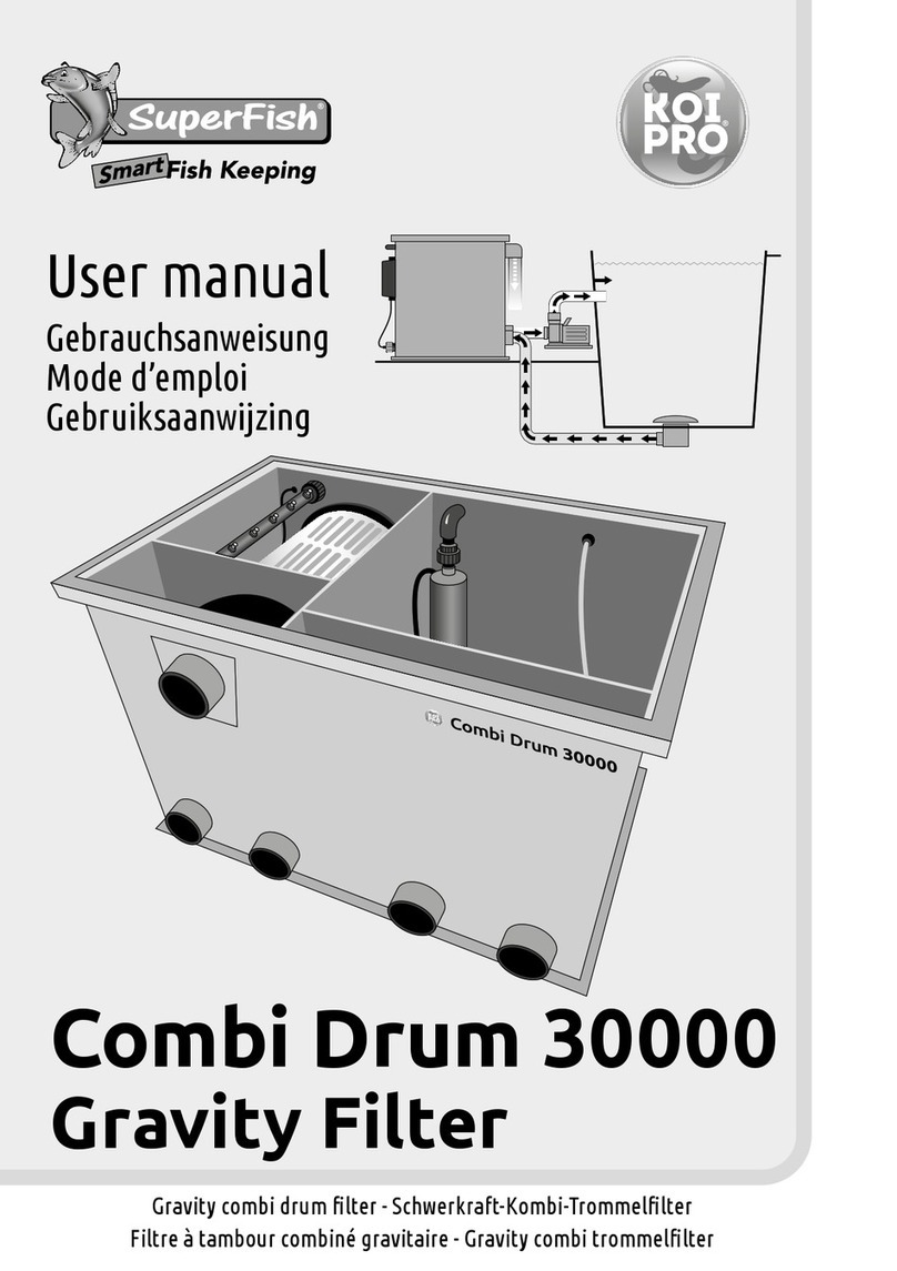 SuperFish Combi Drum 30000 Manuel utilisateur