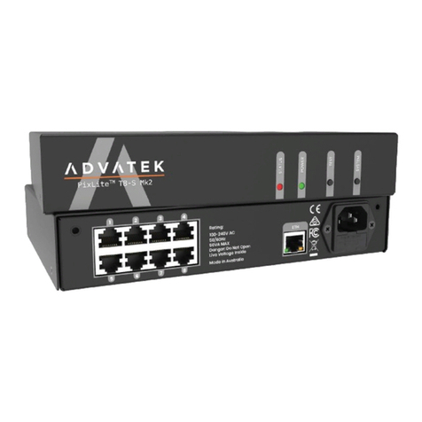Advantek xLite T8-S Mk2 Manuel utilisateur