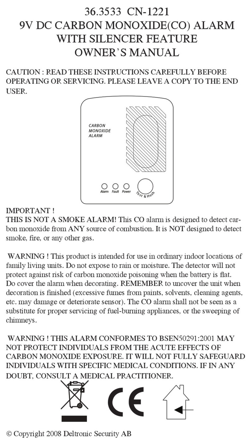 Deltronic Security CN-1221 Manuel utilisateur