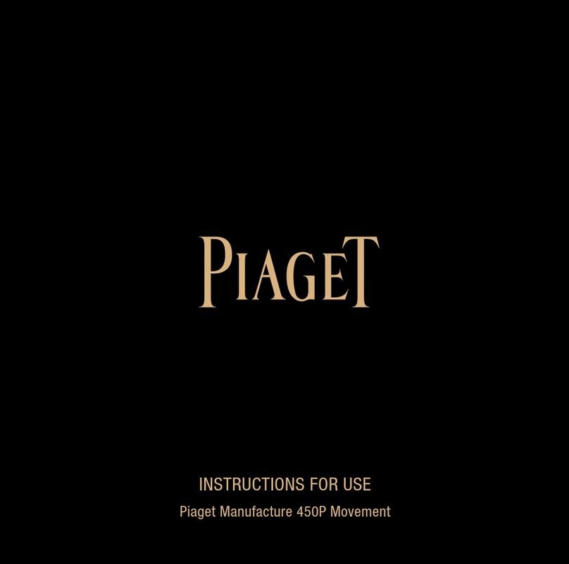 Piaget 450P Manuel utilisateur
