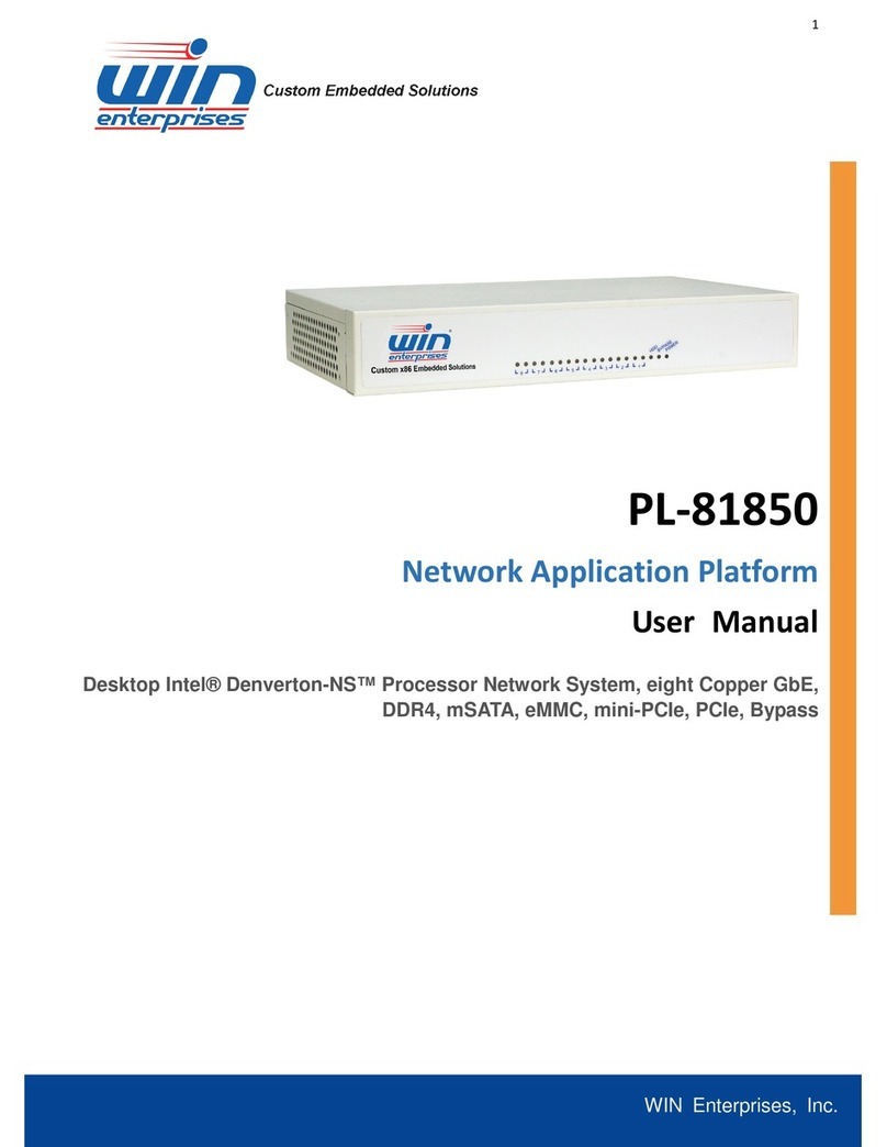 WIN Enterprises PL-81850 Manuel utilisateur