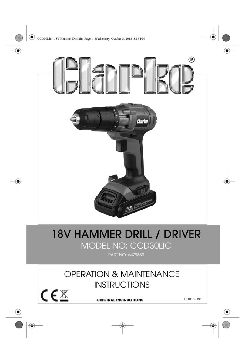 Clarke CCD30LIC Mode d’emploi