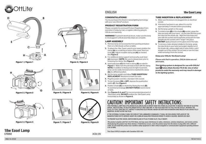 OttLite C75002 Manuel utilisateur