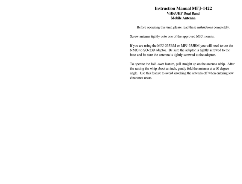 MFJ MFJ-1422 Manuel utilisateur