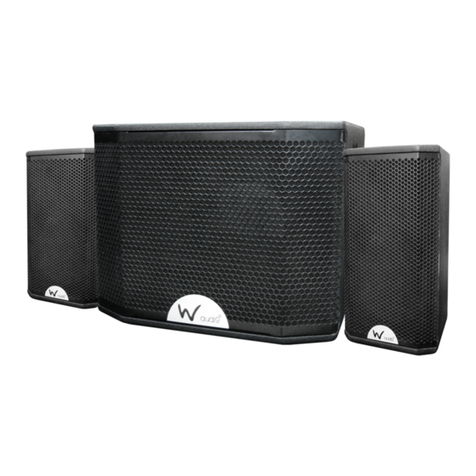 Waudio SATURN 12 SYSTEM Manuel utilisateur