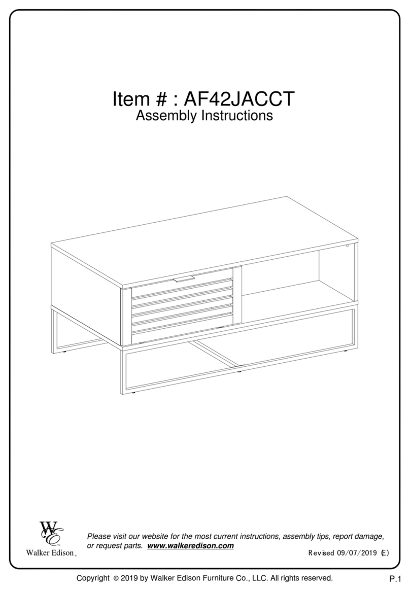 Walker Edison AF42JACCT Manuel utilisateur