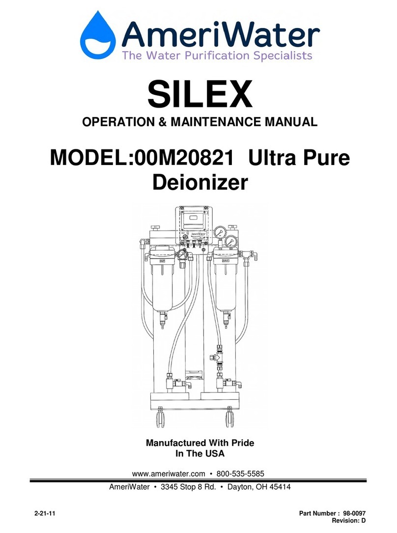 AmeriWater SILEX 00M20821 Manuel AmeriWater SILEX 00M20821 Manuel