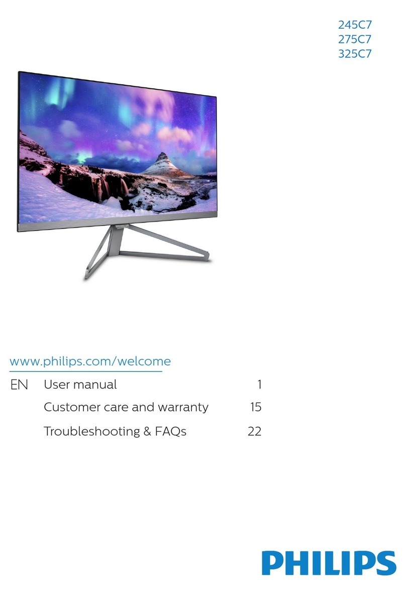 Philips 245C7 Manuel utilisateur