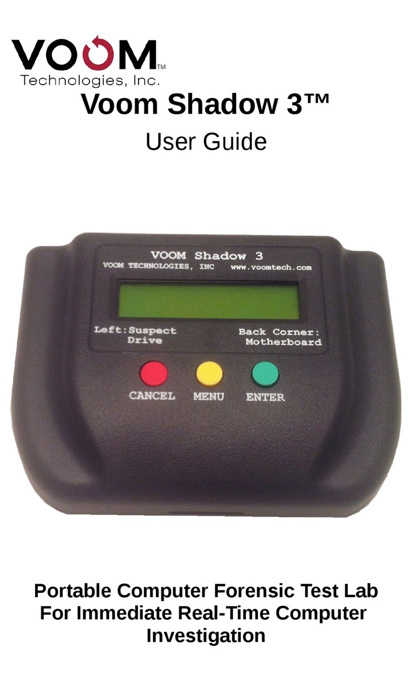 Voom Shadow 3 Manuel utilisateur