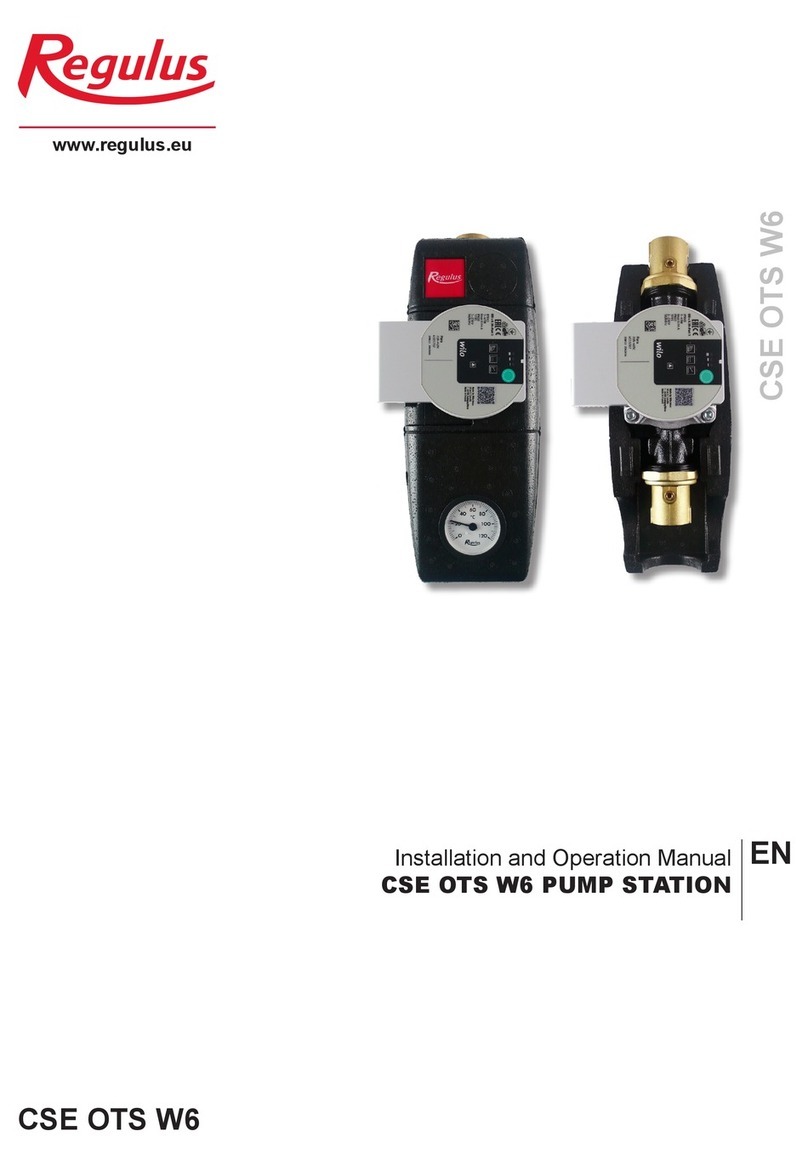 Regulus CSE OTS W6 Manuel utilisateur