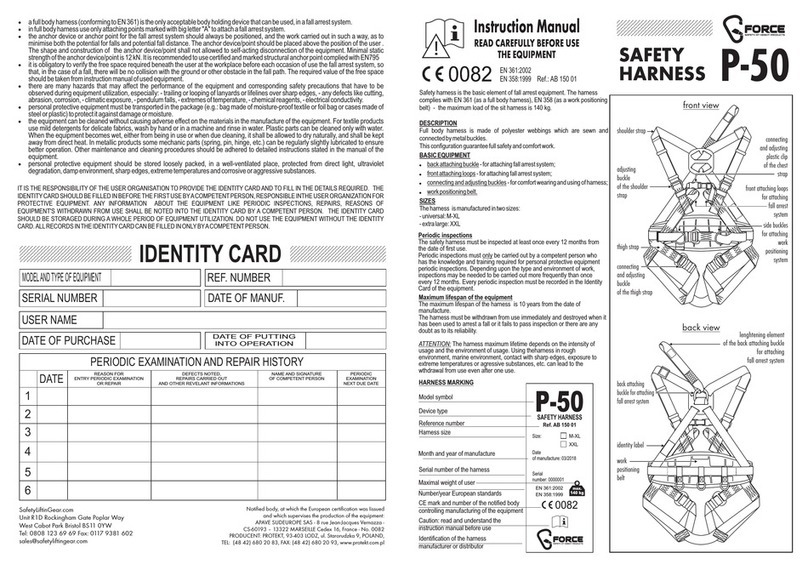 Force P-50 Manuel utilisateur