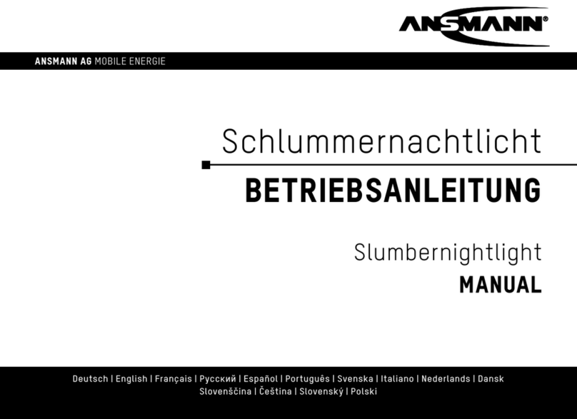 ANSMANN Slumbernightlight Manuel utilisateur
